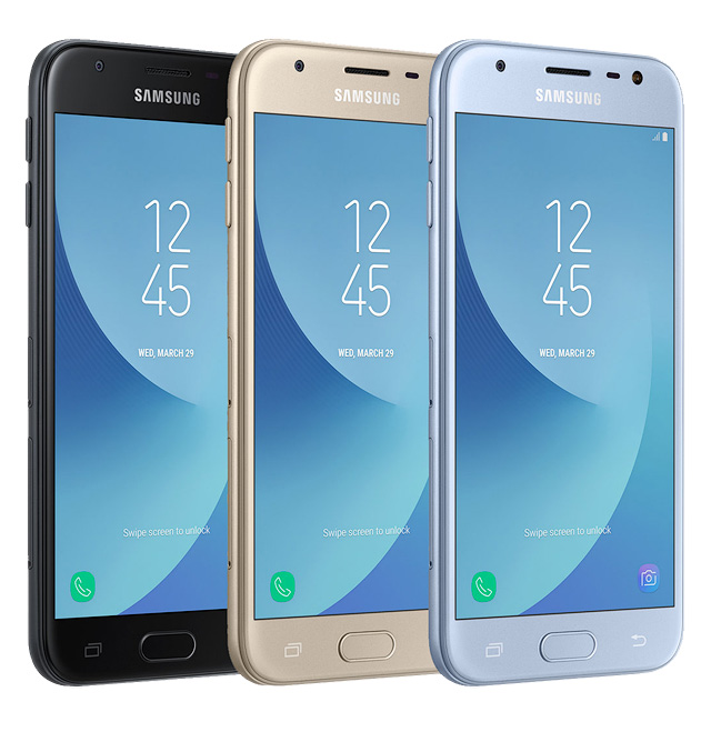 Viedtalrunis Samsung Galaxy J3 17 16gb Ds Sm J330f Gold I Evelatus Lv