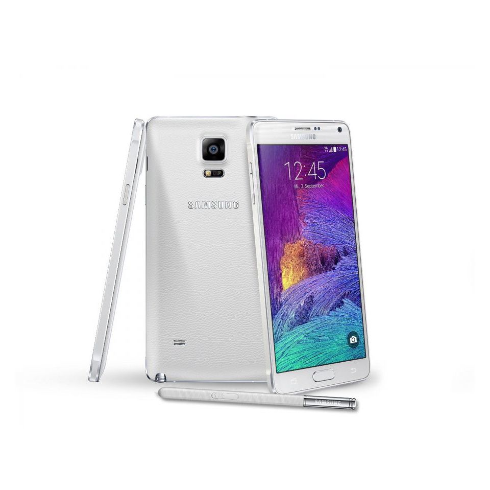 Смартфон Samsung SM-N910F Galaxy Note 4 32Gb White I EVELATUS.LV